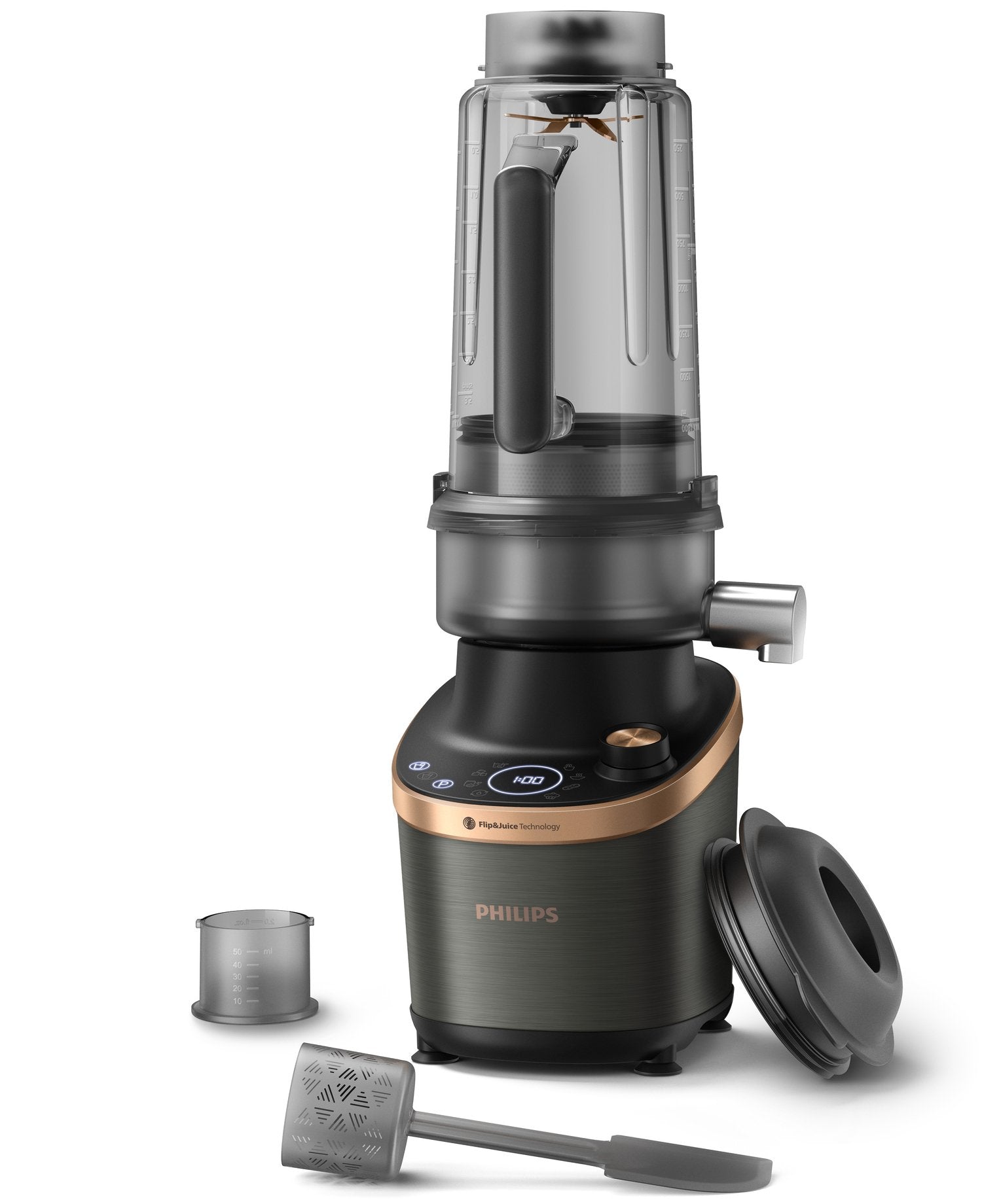 EAN 8720389013621 - Philips HR3770/00 licuadora Batidora de vaso 1500 W Negro, Cobre imagen 2