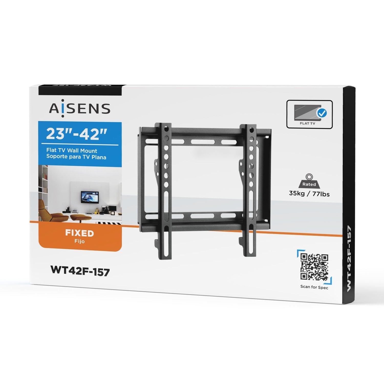 Aisens Soporte Eco Ultra Delgado Para Monitor / Tv 35kg De 23-42 - Negro