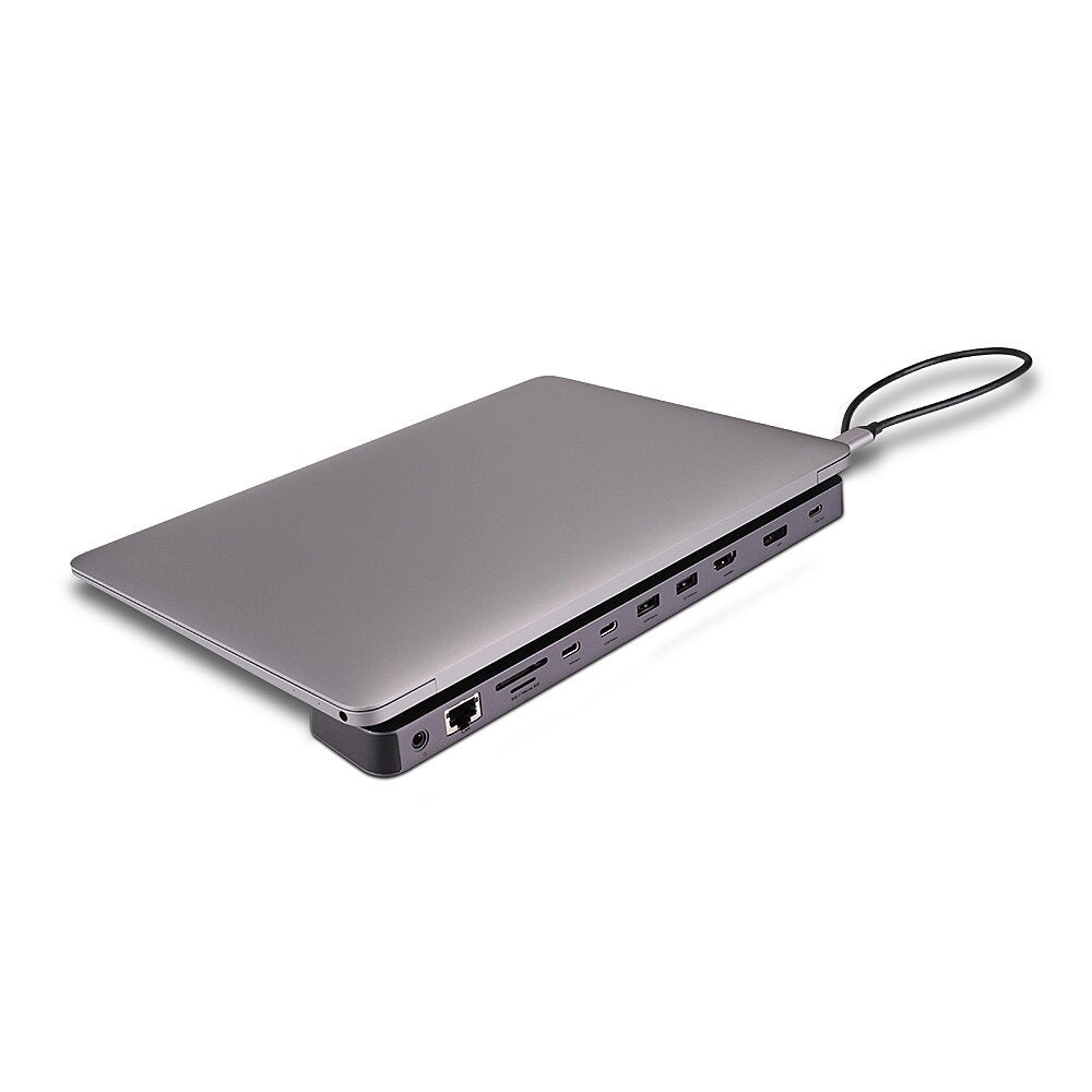 Lindy Dst-Mini Xt 810, Mini Estación De Acoplamiento Usb-C Para  Portátil Con Pantalla Única (8k) O Pantalla Dual (4k60) Y Carga De Paso De 100 W
