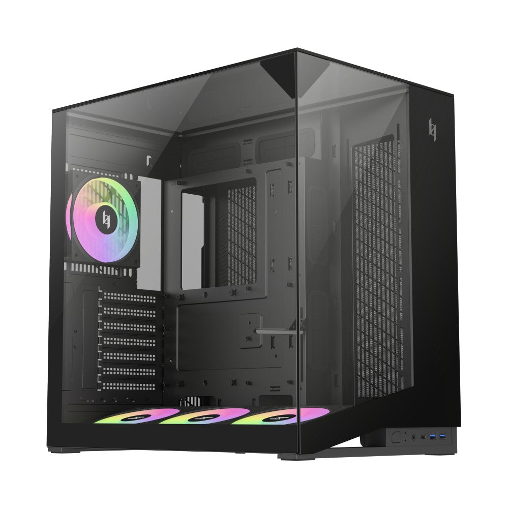 EAN 6931858712224 - GameMax NEX C56 VC BK carcasa de ordenador Midi Tower Negro imagen 2