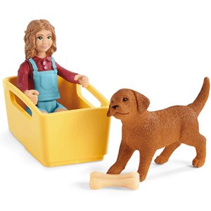 Figura Excursión En Carro De Mano Schleich