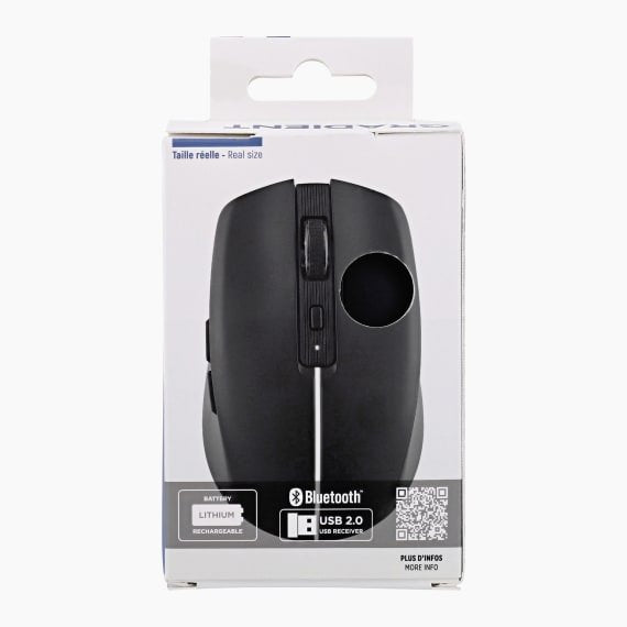 EAN 3303170113790 - T'nB MWGRADIENTBK ratón mano derecha Bluetooth + USB Type-C 1600 DPI imagen 7