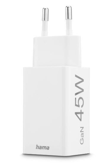 Hama 00201993 Cargador De Dispositivo Móvil Teléfono Móvil, Portátil, Smartphone, Tableta Blanco Corriente Alterna Carga Rápida Interior