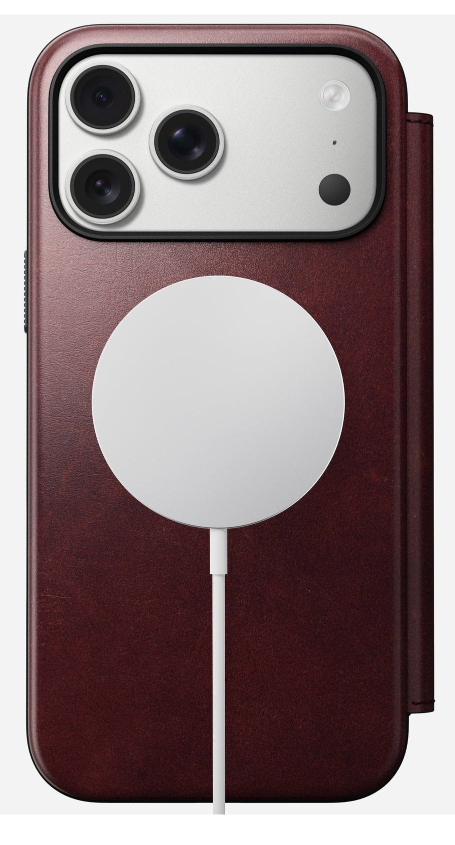 Nomad Modern Leather Folio Iphone 17 Pro Max Burgundy H.