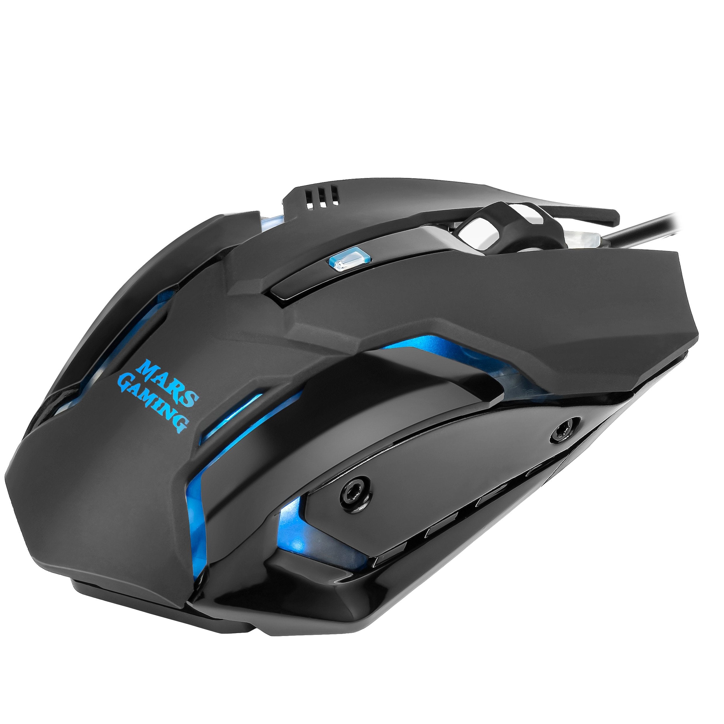 Mars Gaming Mcprgb2 Combo Gaming - Teclado Rgb Rainbow - Raton 4000dpi Rgb Flow - Auriculares Rgb Flow - Alfombrilla