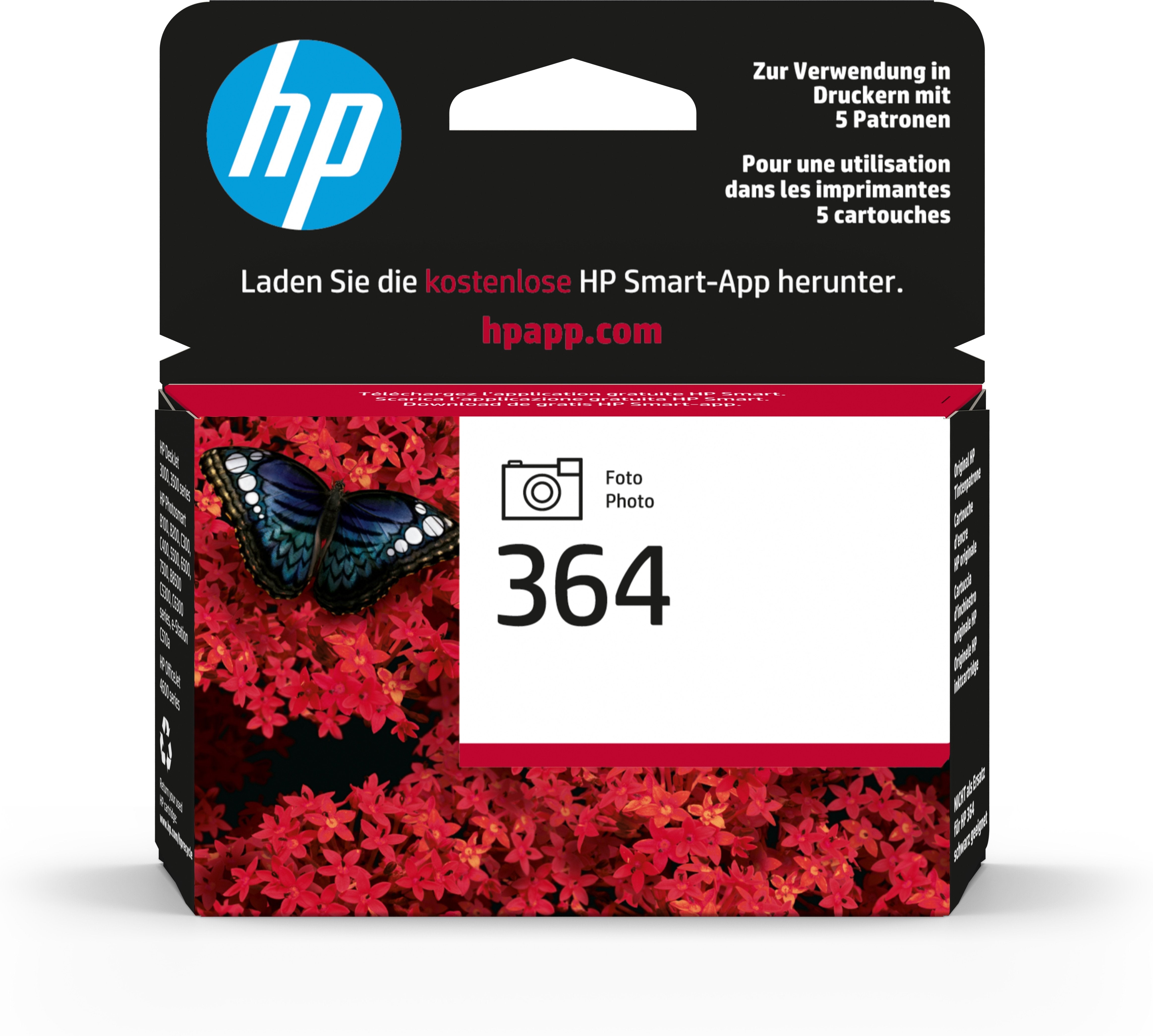 Tinta Original Hp 364 Negro Fotográfico Cb317ee