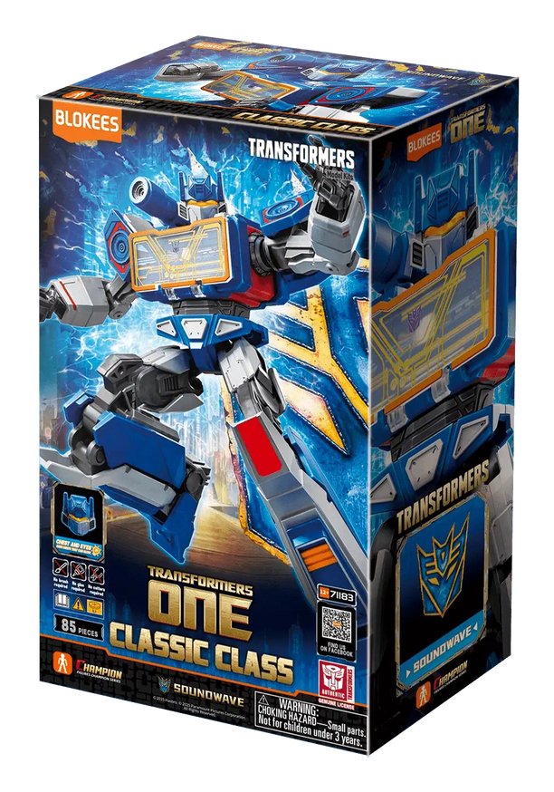 Blokees Transformers Clásico Clase 17 Transformers One Soundwave