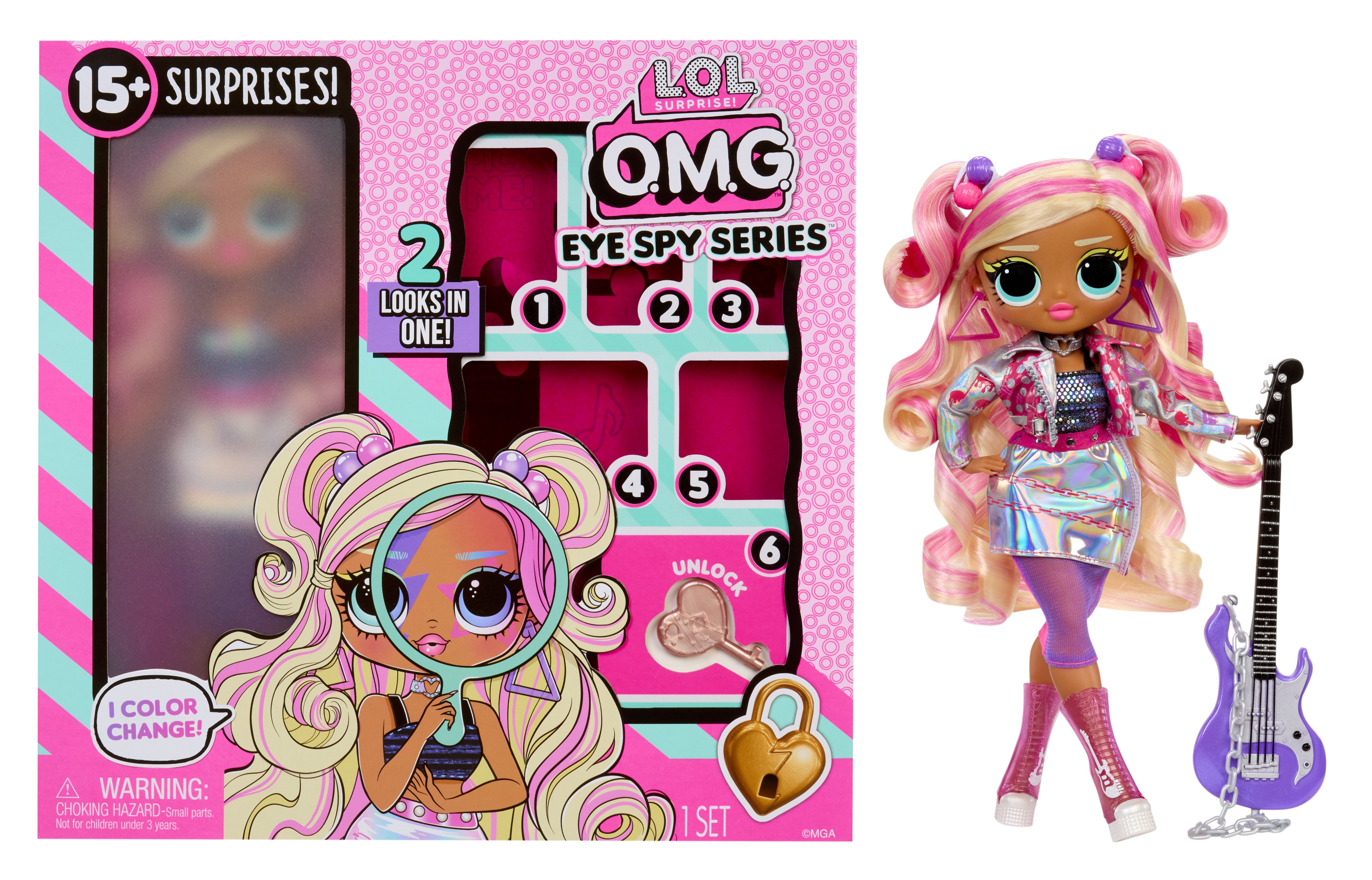 Lalka L.O.L. Surprise Omg Eye Spy, Rockstar