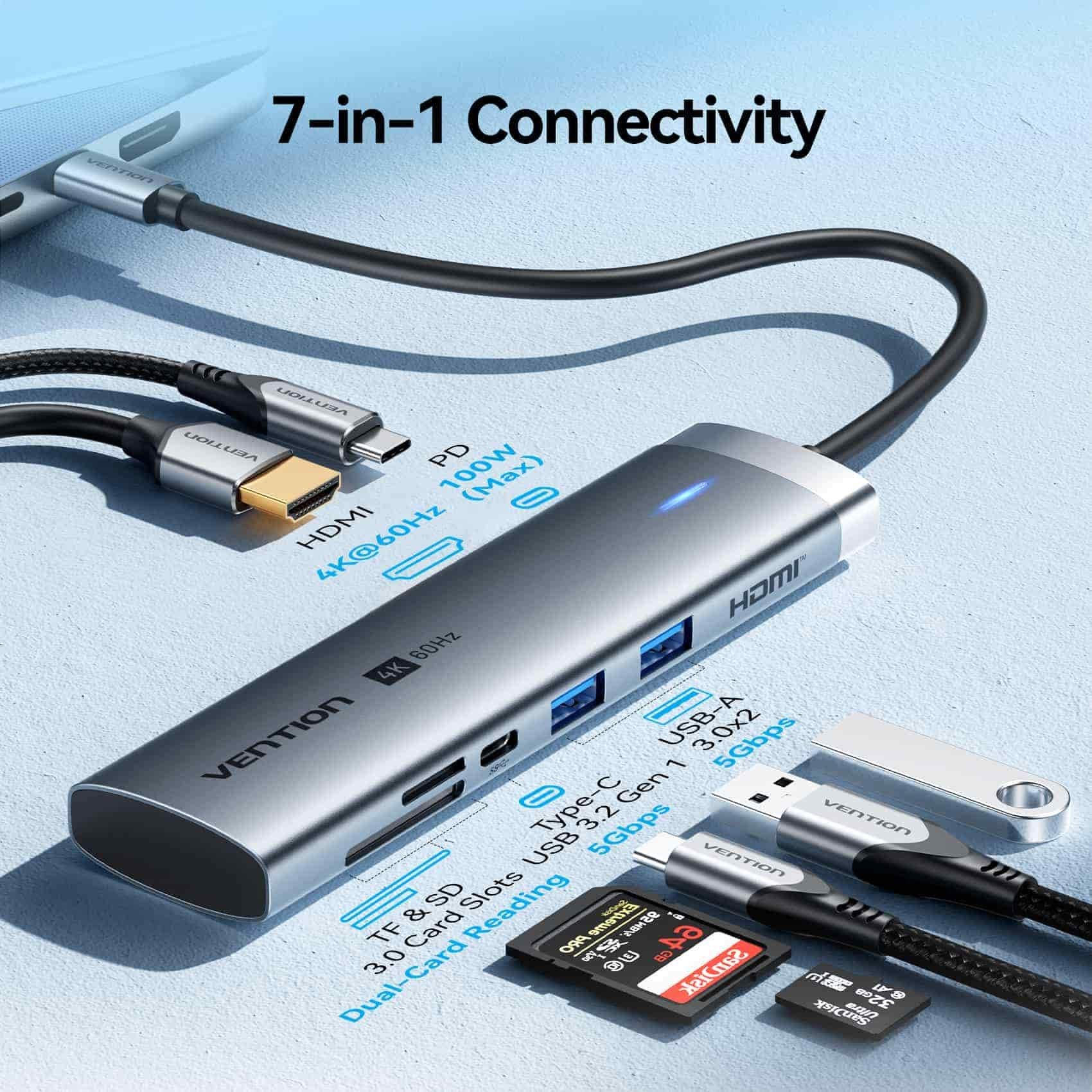EAN 6922794793323 - Vention TPSHB base de conexión para disco duro Gris imagen 3