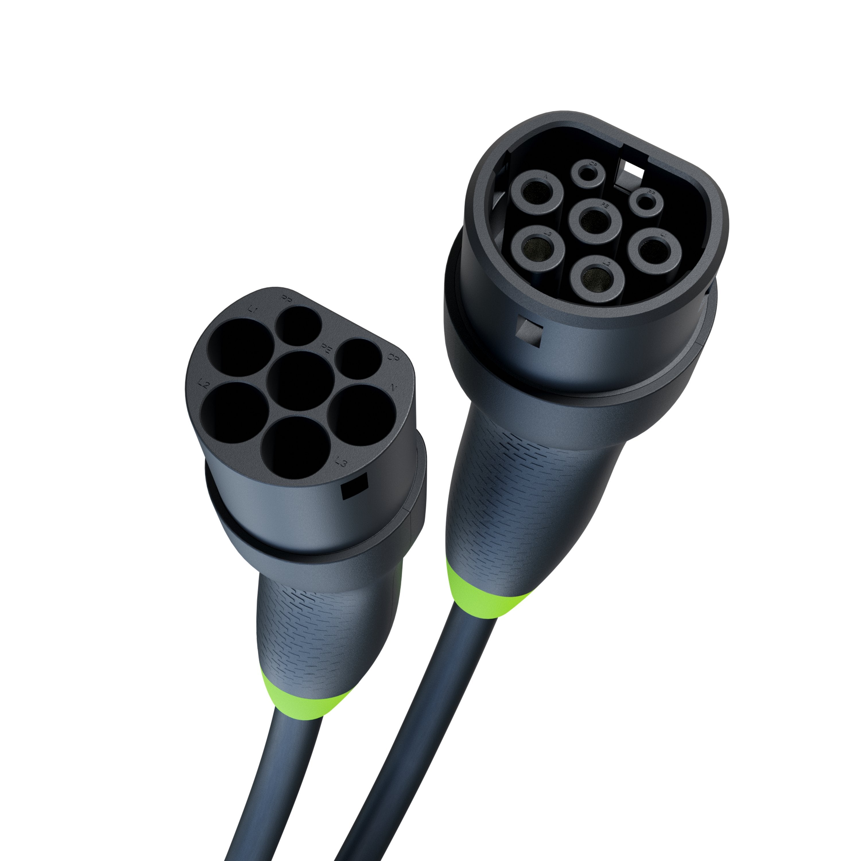 Green Cell Cable 3 Fases  Tipo 2  22 Kilovatios  5 Metros