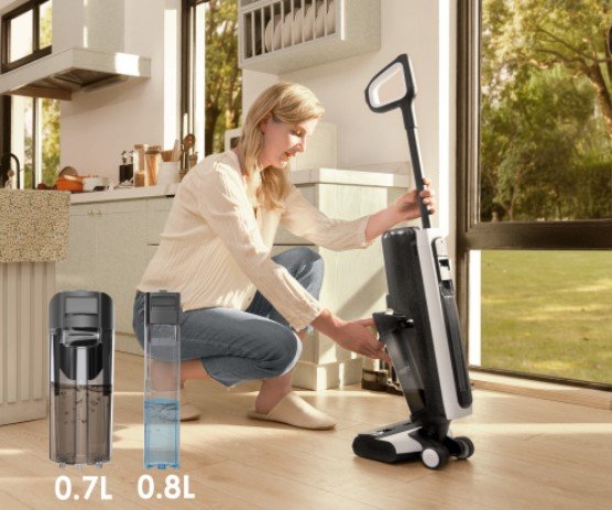 Aspirador Tineco Floor One S5 Negro, Blanco Sin Bolsa