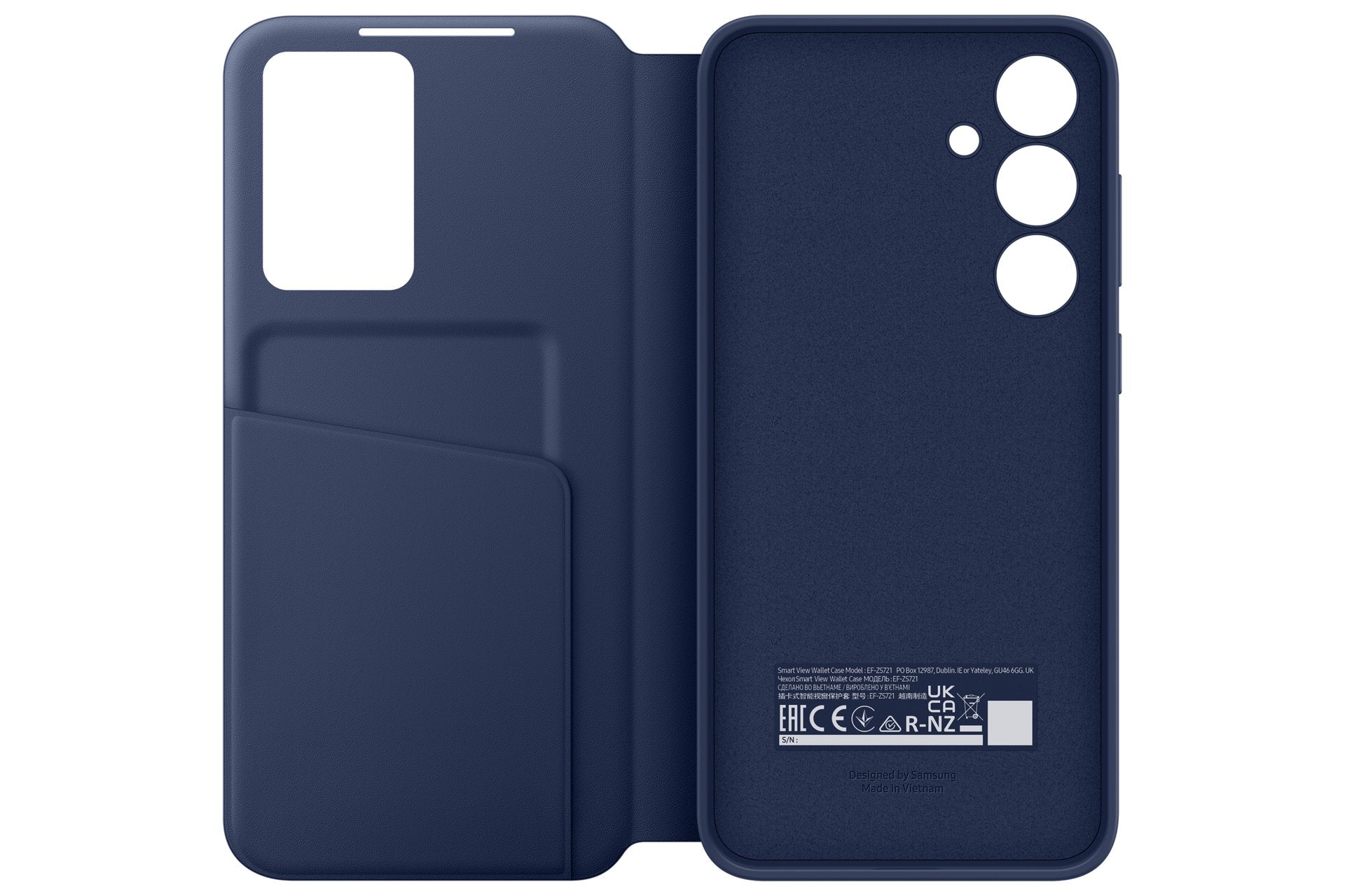 EAN 8806095768441 - Samsung EF-ZS721 funda para teléfono móvil 17 cm (6.7") Funda cartera Azul oscuro imagen 4