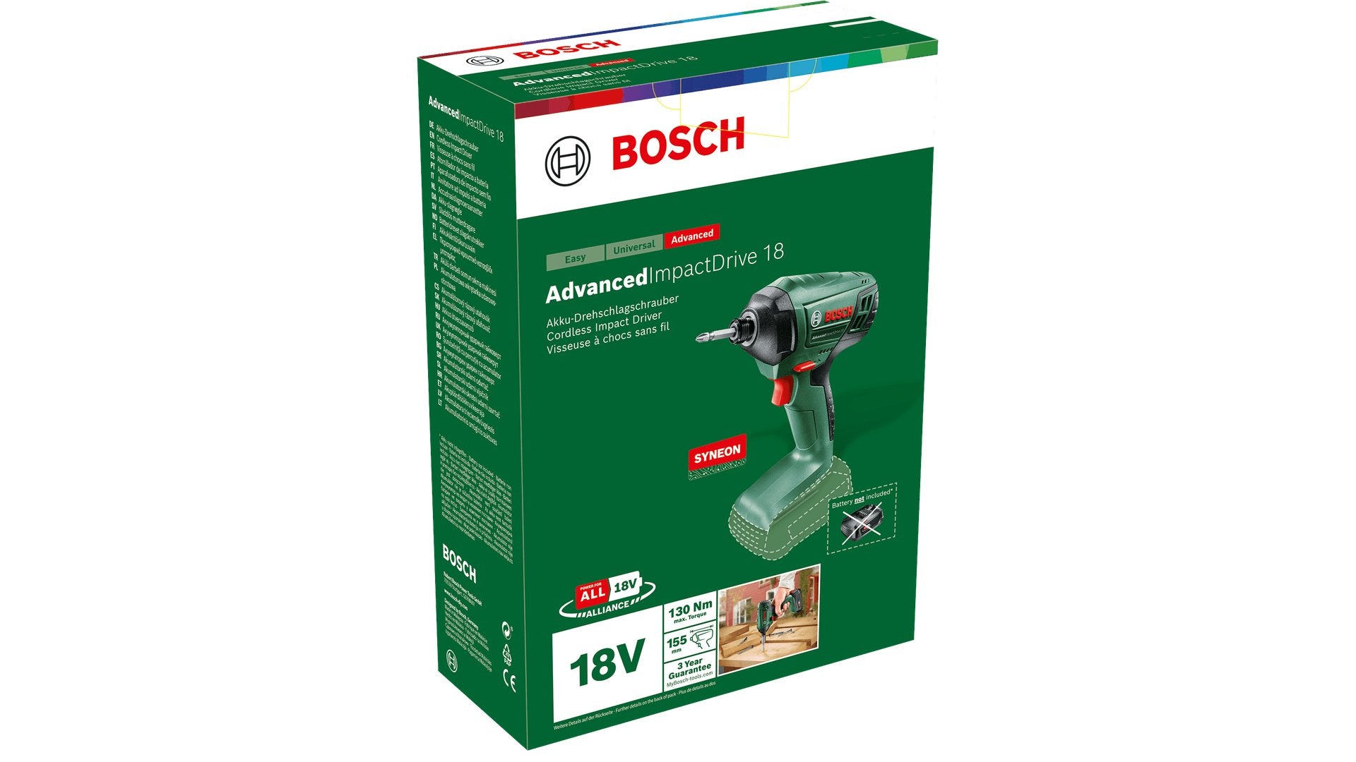 EAN 4059952575025 - Bosch AdvancedImpactDrive 18 2600 RPM Negro, Verde imagen 3