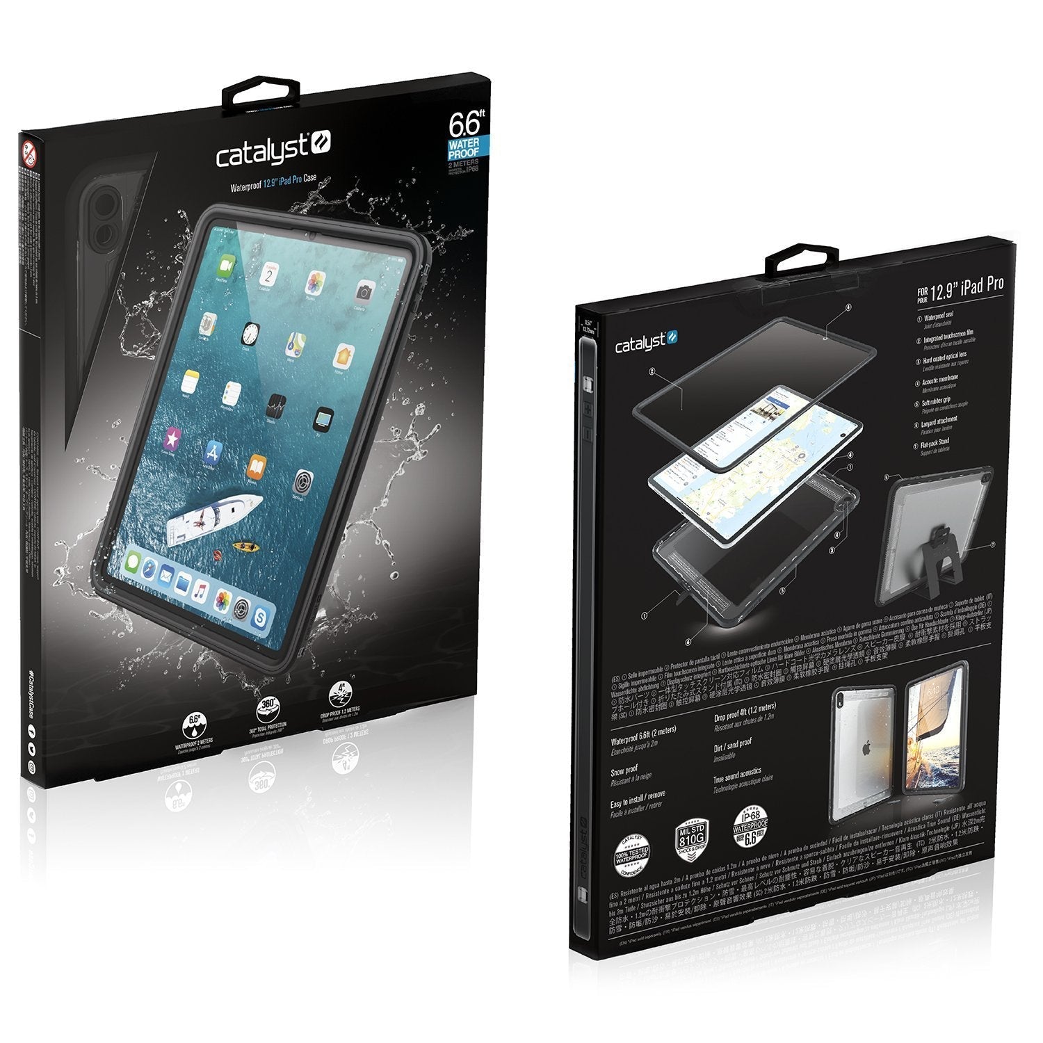 Catalyst Ipad Pro 12,9  2018 Wasserdichtes Case Stealth Black