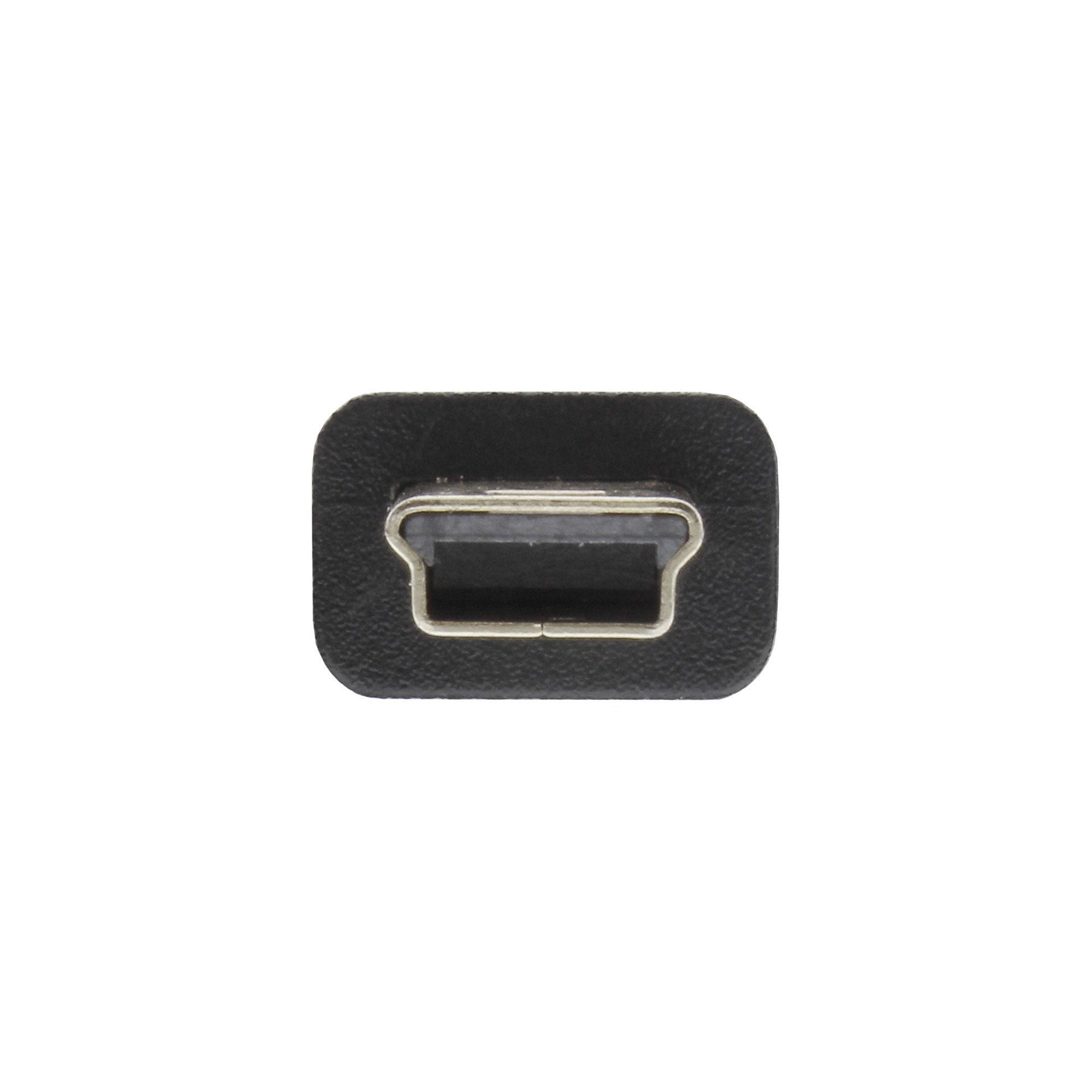 Inline Usb 2.0 Mini Cable Tipo A Macho A Mini-B Macho 5pin Negro 1m