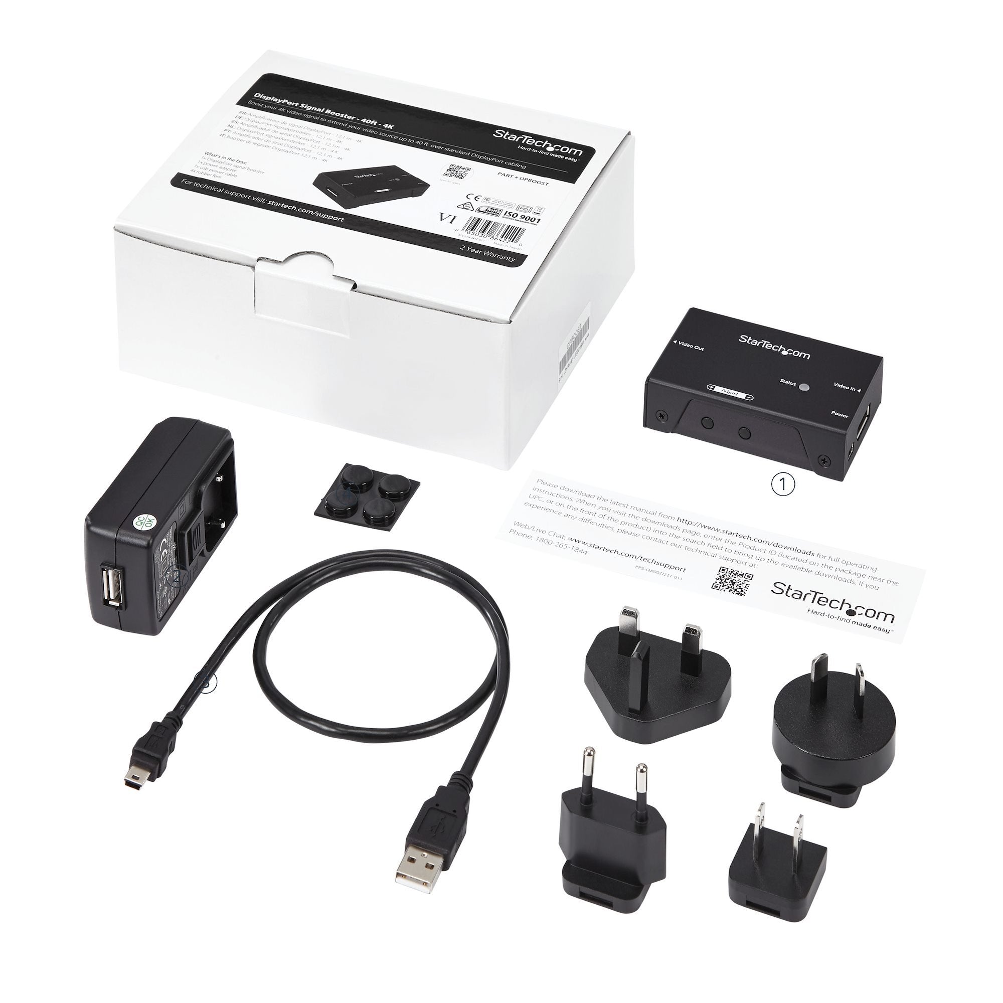 Startech Alargador Displayport 4k60hz