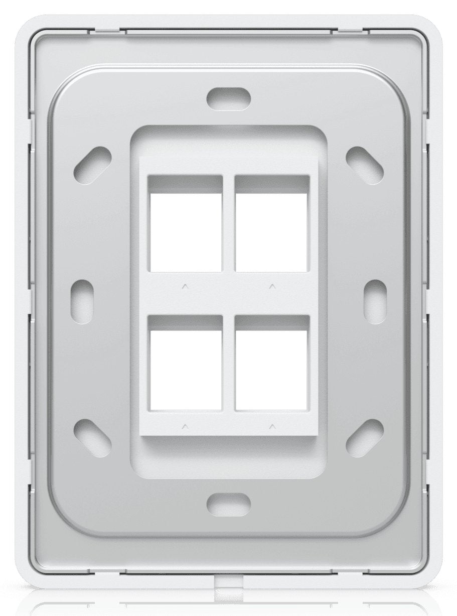 Universal Keystone Wall Plate  With Paintable Cover For A