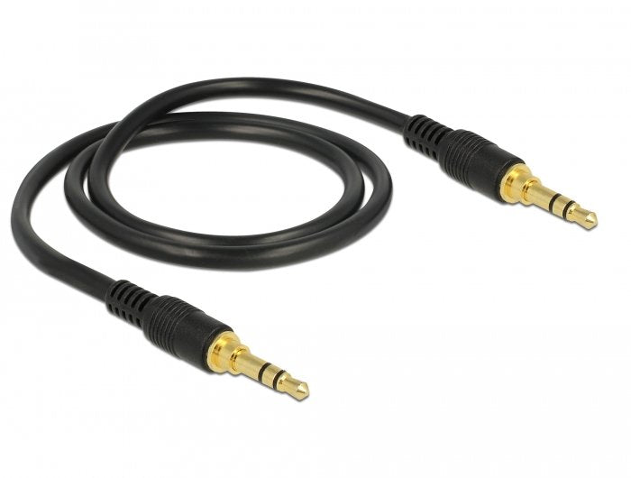 Delock 85545 Cable De Audio 0,5 M 3,5mm Negro