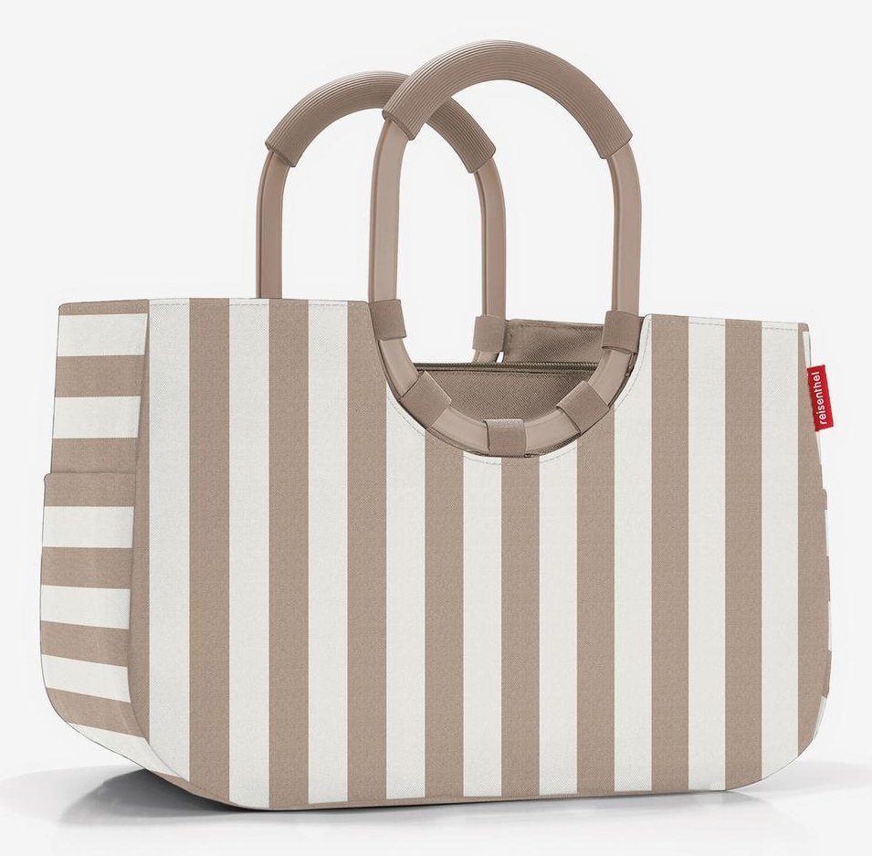 Reisenthel Loopshopper M Summerstripes Coffee