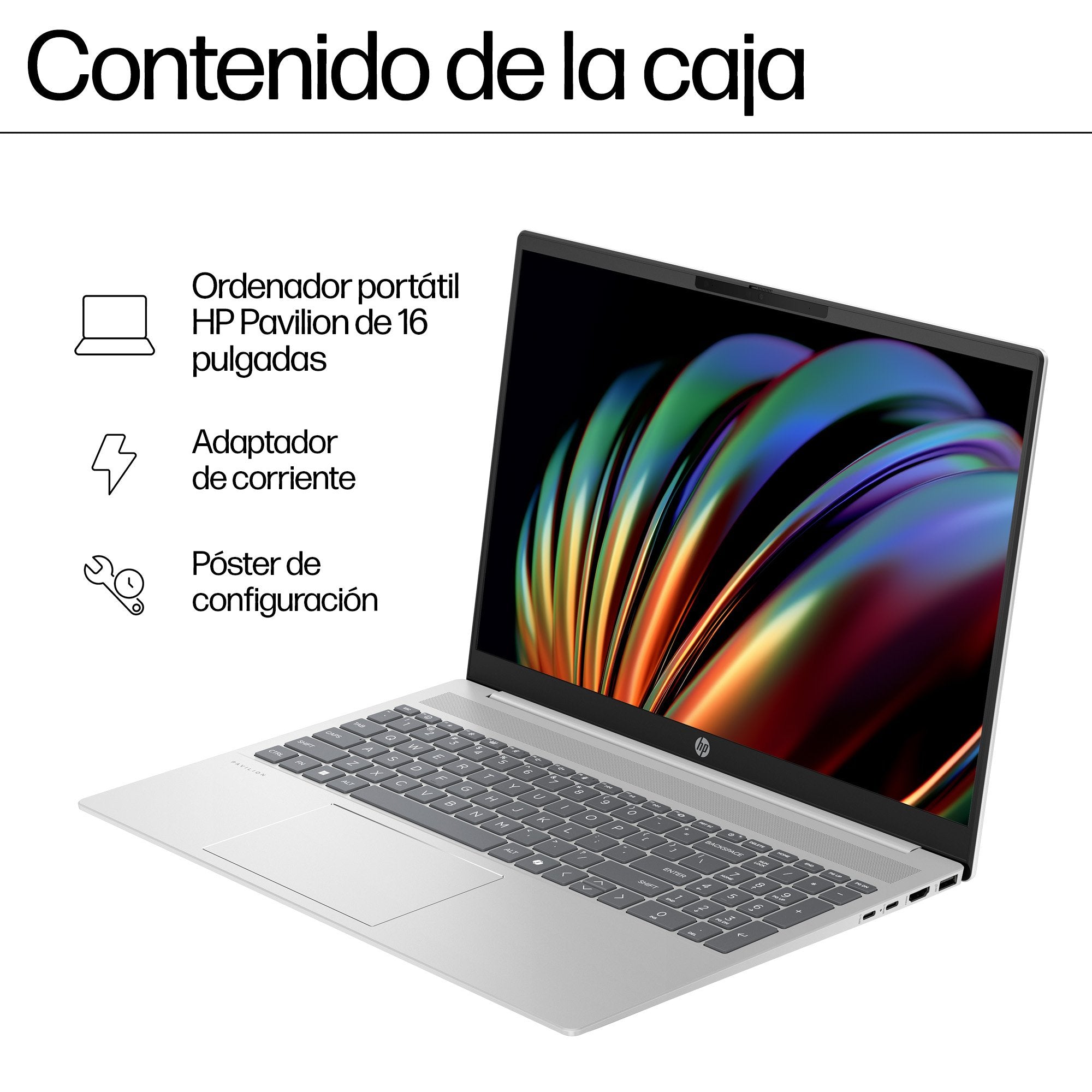 EAN 0198701239536 - HP Pavilion 16-af0029ns Intel Core Ultra 7 155U Portátil 40,6 cm (16") 2K 16 GB LPDDR5x-SDRAM 1 TB SSD Wi imagen 5