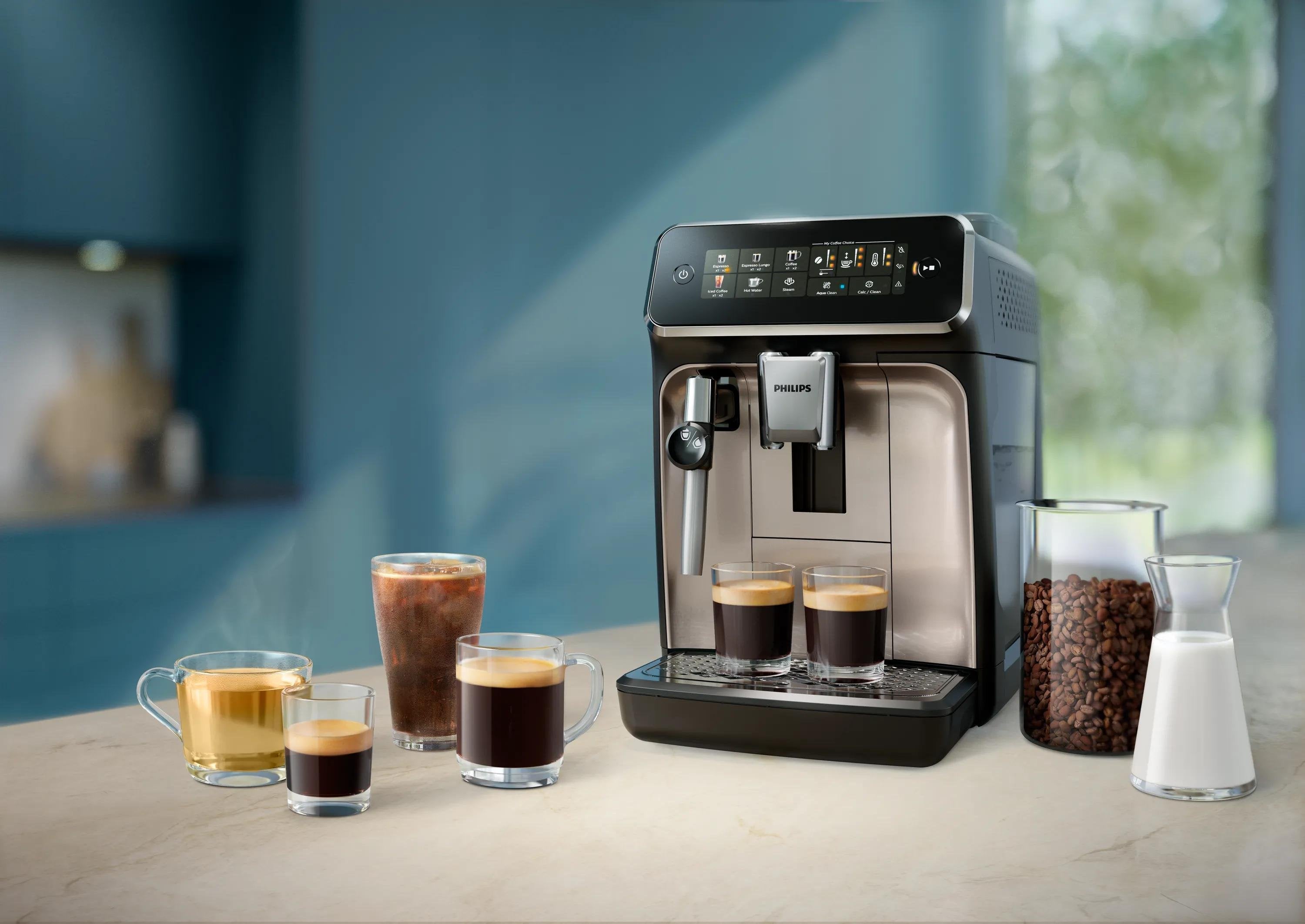 Philips Series 3300 Fully Automatic Espresso Machine Ep3326 90, Negro Chrome