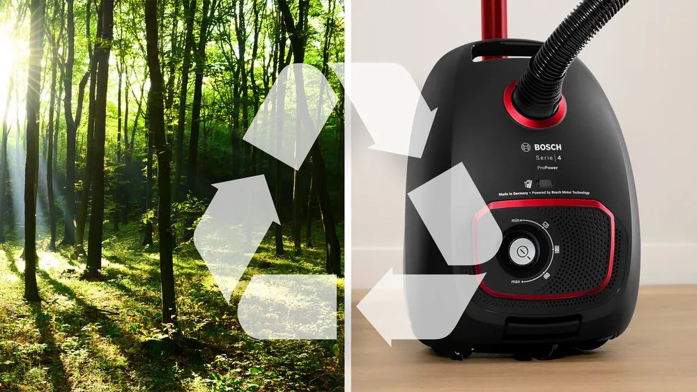 Aspiradora Con Bolsa Bosch Serie 4 Bgb41pow1 850 W Negra