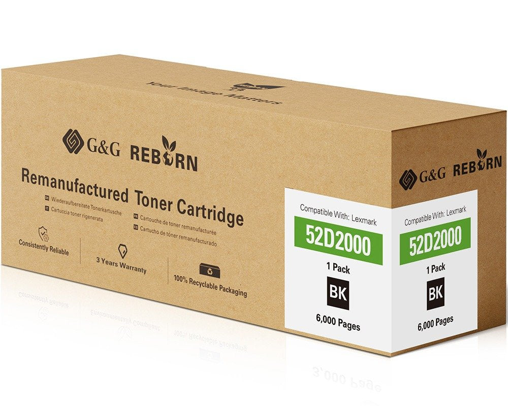 G&G Reborn-Toner Compatible Con Lexmark 522/ 52d2000
