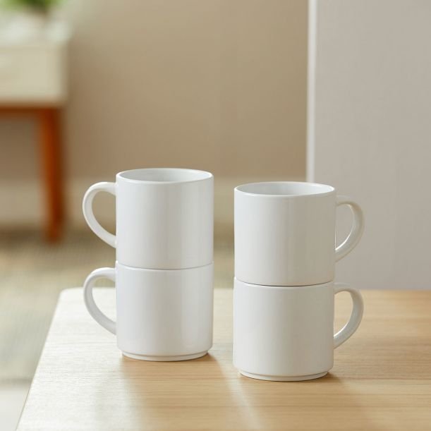 Tazas Cricut (2009392) 300 Ml 4 Tazas Blanco