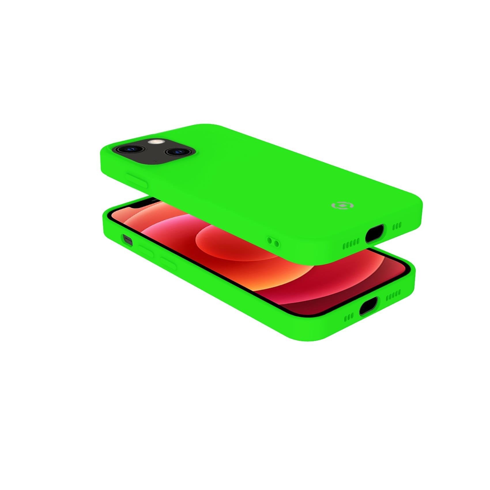Case Celly Iphone 13 Cover Cromo Green Cromo1007gnf