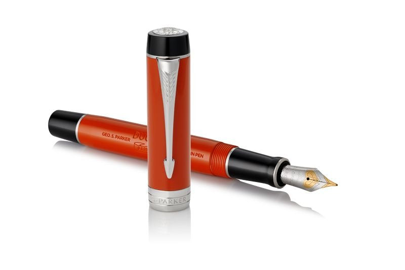 Pluma Estilográfica Parker Duofold Cl. Gran Rojo M