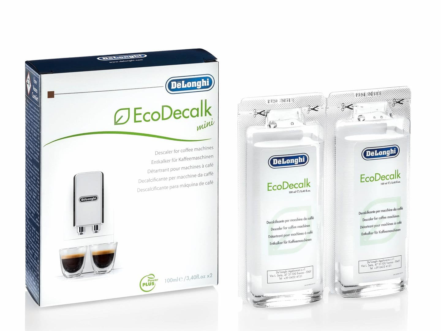 EAN 8004399329485 - De’Longhi EcoDecalk 2x100ml Cafeteras 100 ml imagen 1