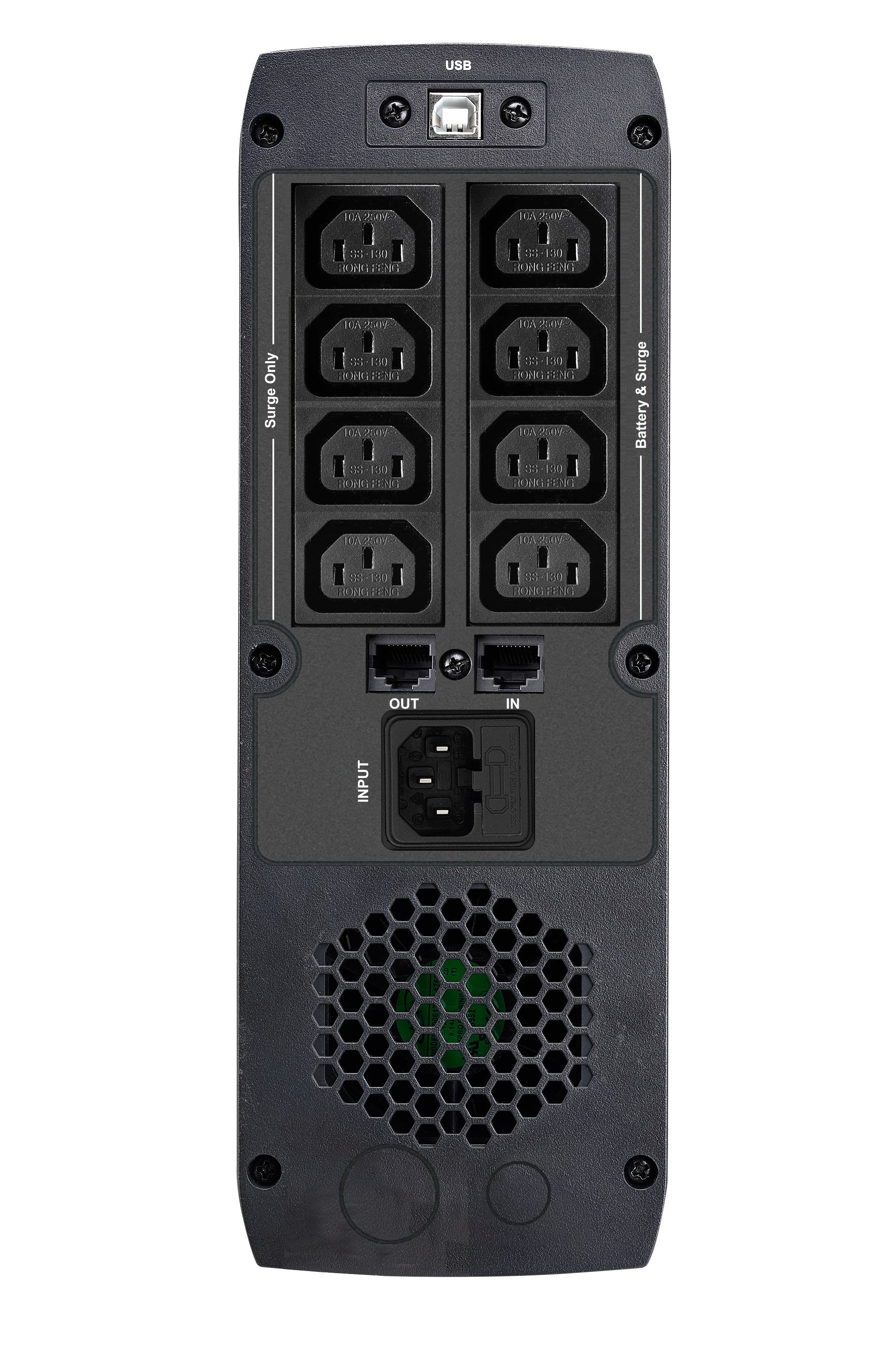 Sai Fsp St 1500 Tower 1500va 900w Rj45 Ausgang 8x Iec