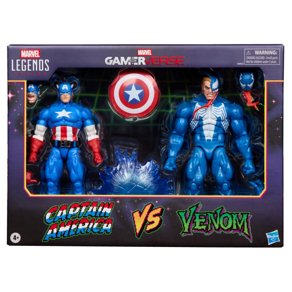 EAN 5010996320476 - Marvel Legends Series Gamerverse Captain America vs Venom imagen 13
