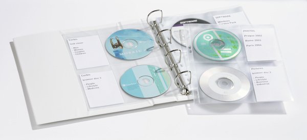Durable 5238-19 Funda 40 Discos Transparente