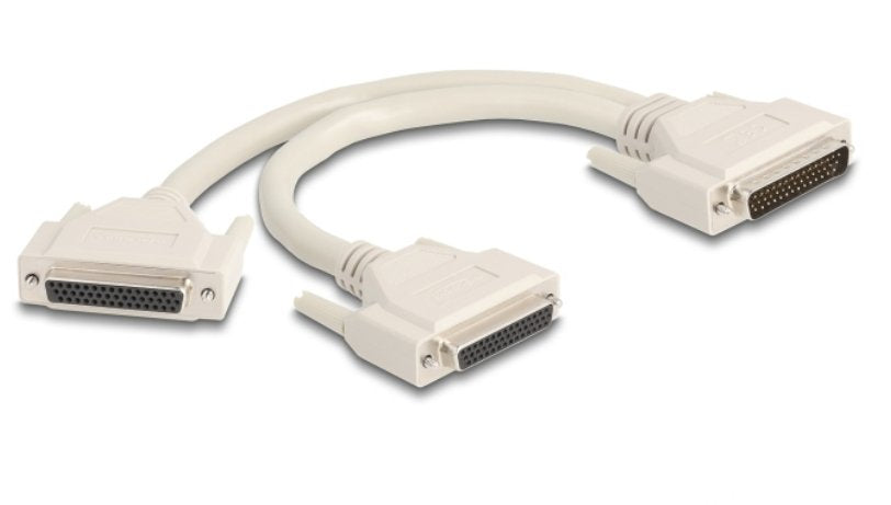 Adapter Y-Cable Splitter D-Sub Hd 44 Pin Stecker Zu 2 X D-Sub Hd 44 Pin Buchse Mit Schrauben 30 Cm