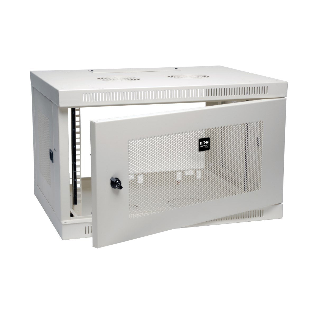 Eaton Tripp Lite   Smartrack 6u Low-Profile Switch-Depth Wall-Mount Mini Rack Enclosure White