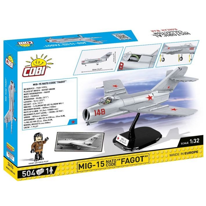EAN 5902251024161 - COBI MiG-15 Fagot imagen 10