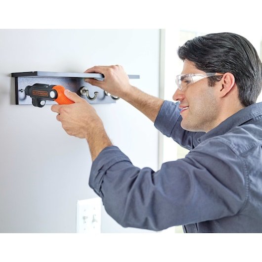 Black+Decker Bdcsfl20c, Destornillador Naranja/Negro