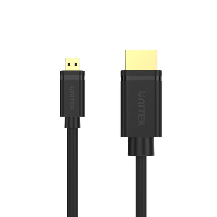 EAN 4894160021342 - UNITEK Y-C182 cable HDMI 2 m HDMI tipo D (Micro) HDMI tipo A (Estándar) Negro imagen 3