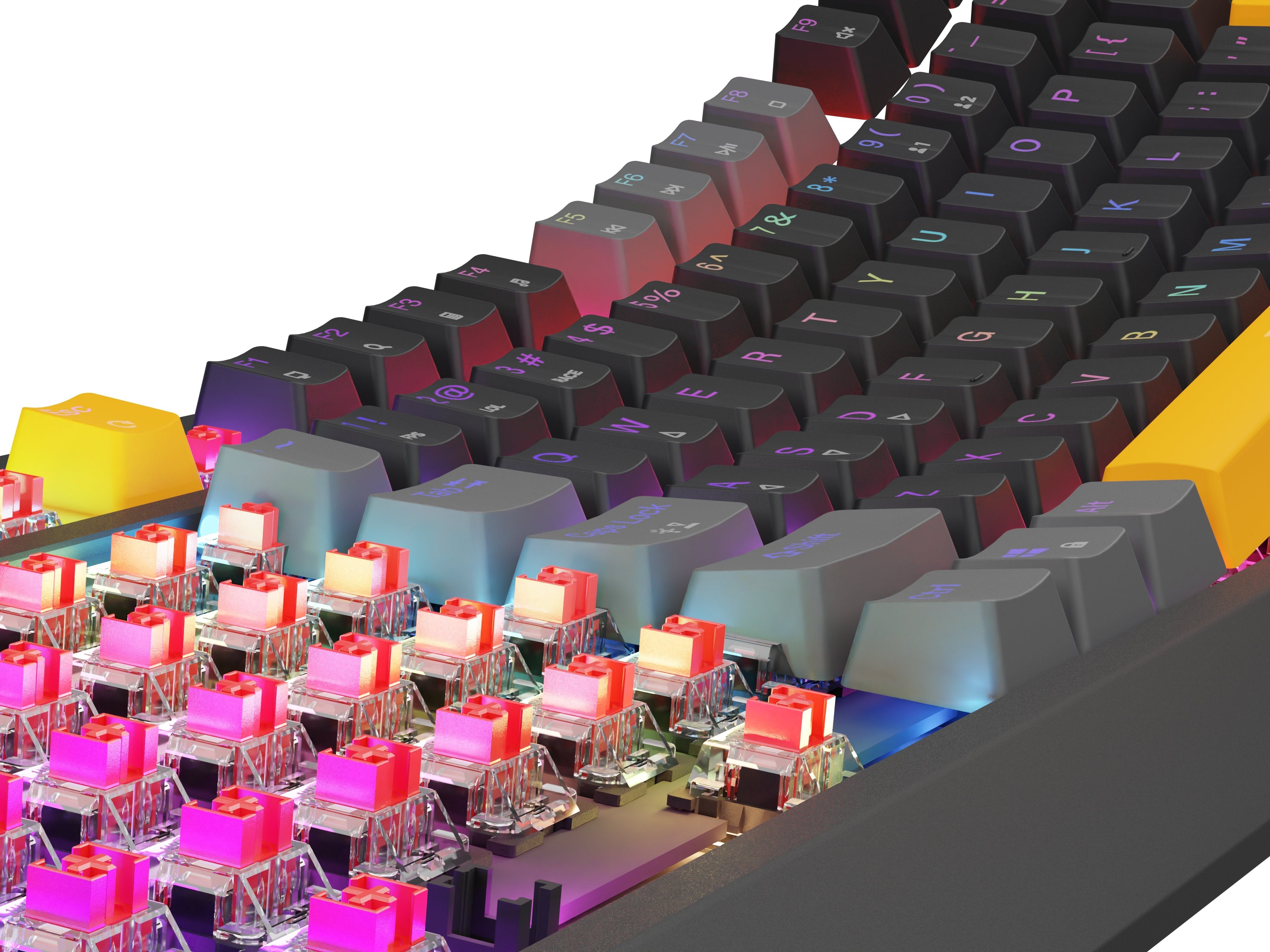 Genesis Thor 230 Tkl Anchor Gray Positive Rgb Outemu Red