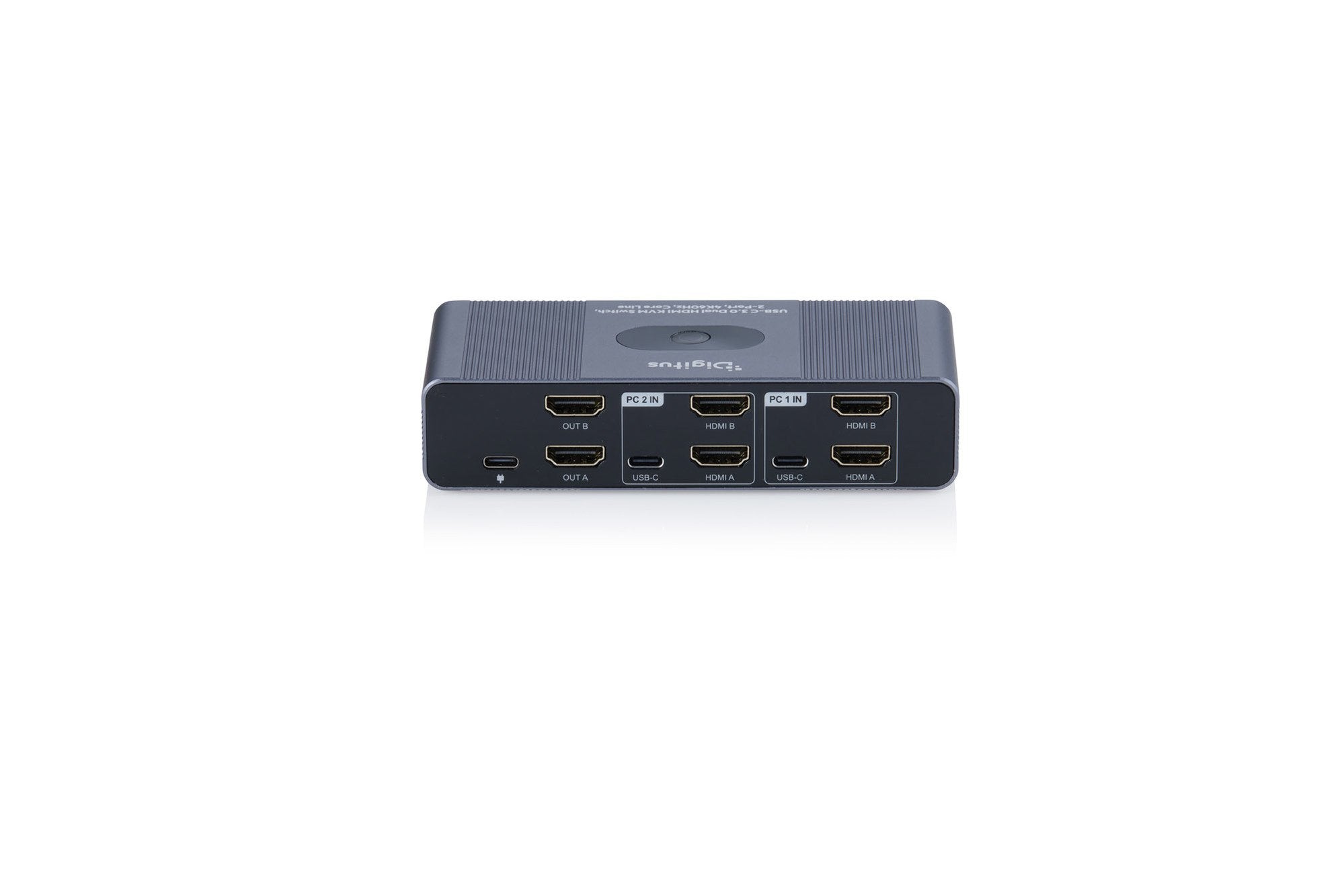 EAN 4016032506577 - Digitus DS-12856 interruptor KVM Gris imagen 3