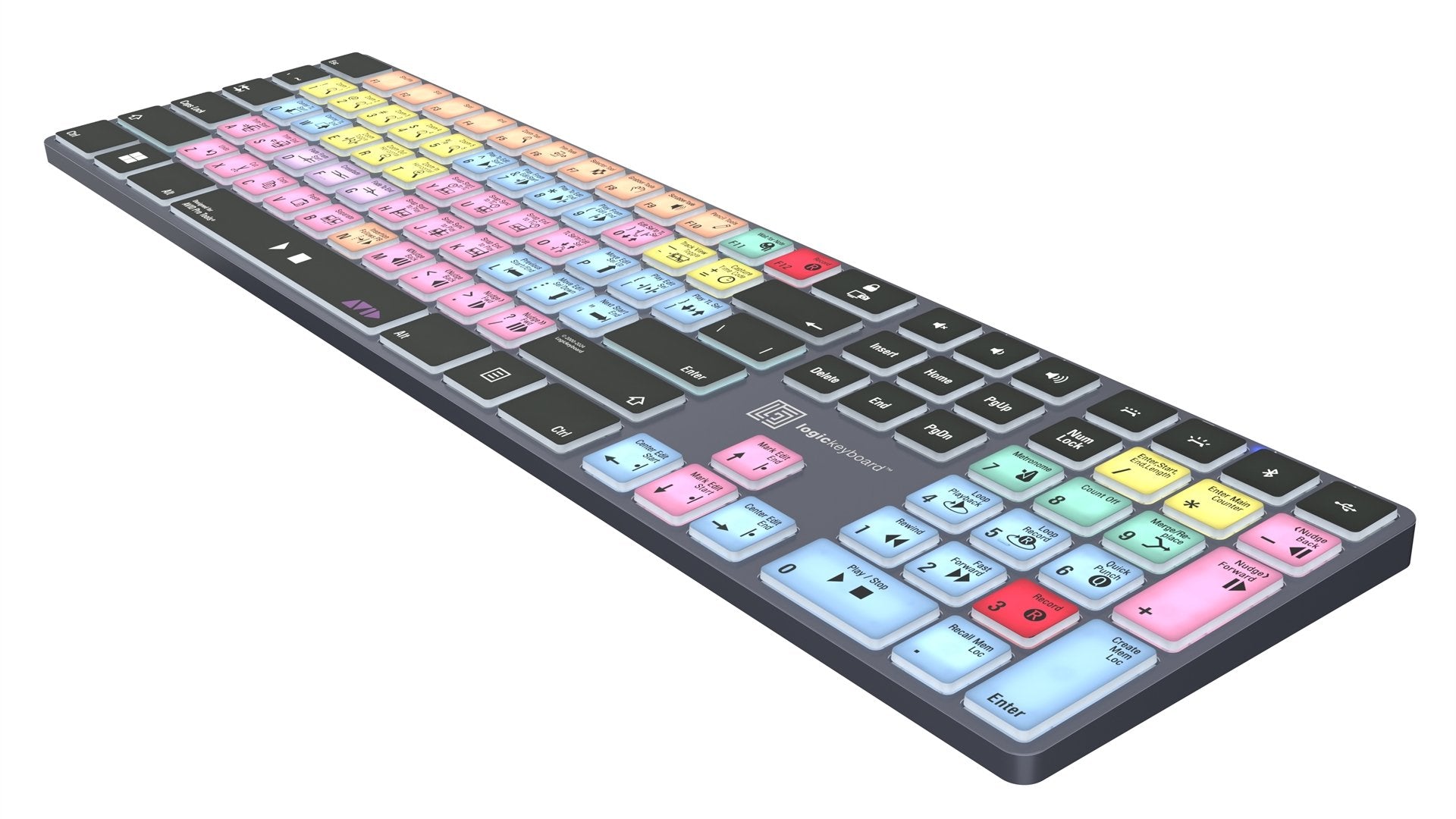 EAN 5707795023317 - Logickeyboard LKB-PT-TPC teclado Hogar / Oficina USB + Bluetooth QWERTZ Alemán Negro imagen 4