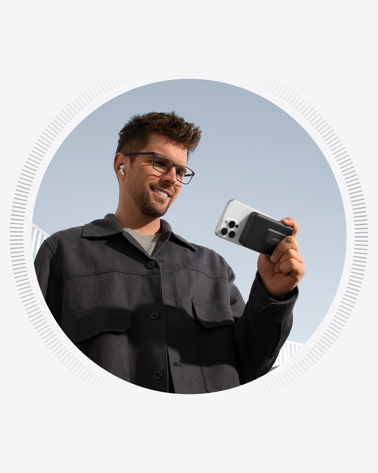 Power Bank Usb 10000mah Black/Magnetic Wl 633 A1654g11 Anker