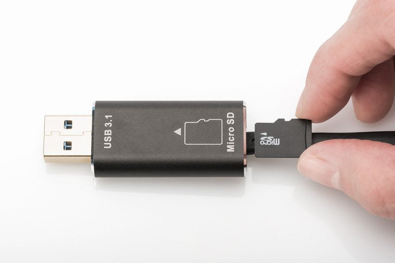 Lector De Tarjetas Externo Ednet 31519 Negro Usb 3.2 Gen 1 (3.1 Gen 1)/Lightning