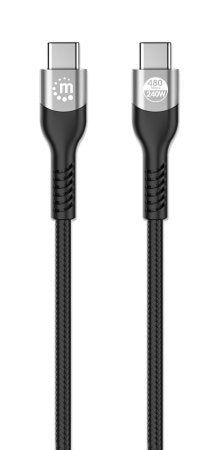 EAN 766623356367 - Manhattan 356367 cable USB USB 2.0 2 m USB C Negro imagen 4