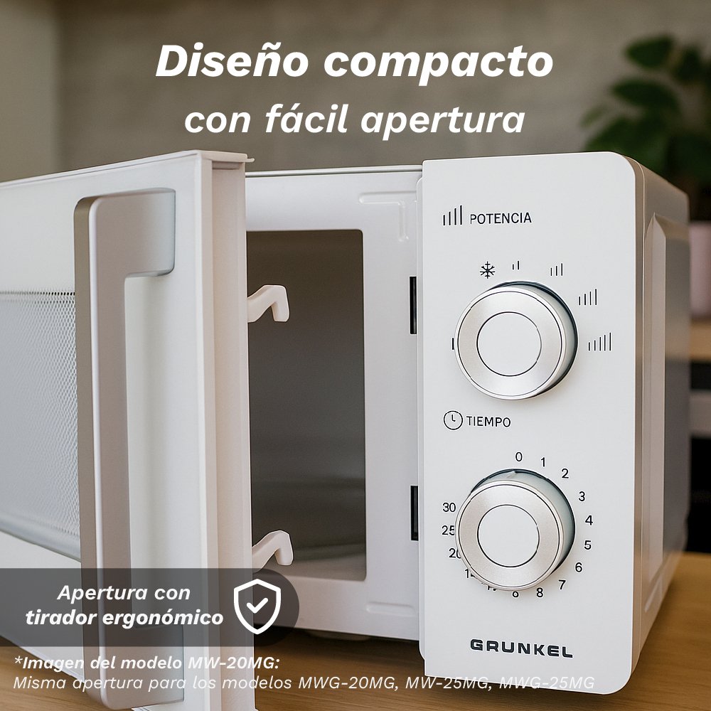EAN 8426156018942 - Grunkel MW-20MG microondas Blanco Solo microondas Encimera 20 L 700 W imagen 6