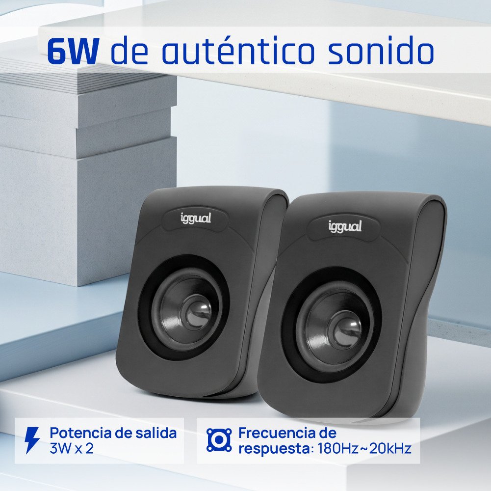 EAN 8435364316993 - iggual IGG316993 altavoz Negro Alámbrico 3 W imagen 3