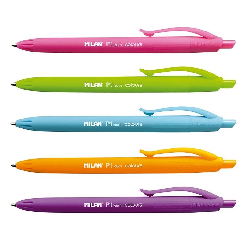 Milan Boligrafo P1 Touch Colours Surtidos Bote -24u-