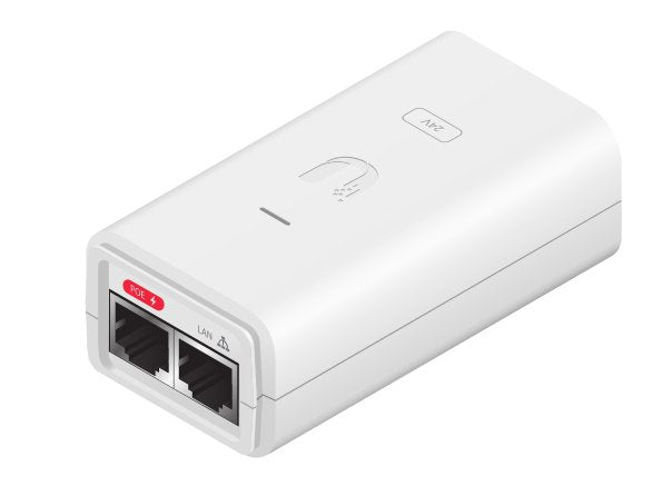 EAN 0817882022507 - Ubiquiti POE-24-12W-G-WH adaptador e inyector de PoE Gigabit Ethernet 24 V imagen 1