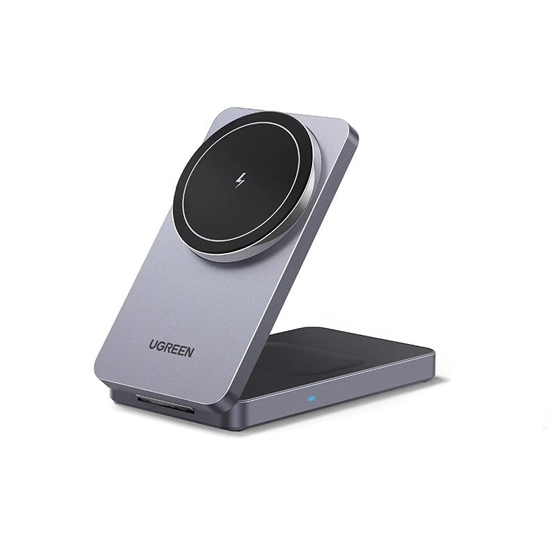 EAN 6941876240562 - Ugreen W528 Auriculares, Smartphone Gris Corriente alterna Cargador inalámbrico Interior imagen 1